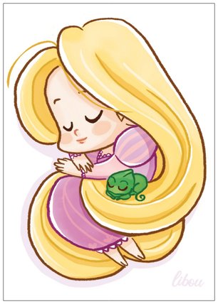 raiponce-princesse-card-chibi